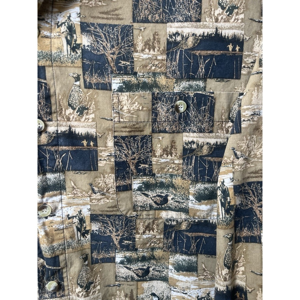 Field & Stream AOP Camo Long Sleeve Mens Large Shirt - Picture 2 of 7